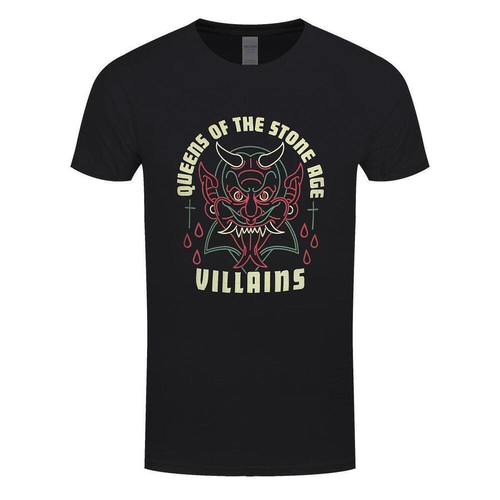 Queens Of The Stone Age Villians Mens Black Tshirt